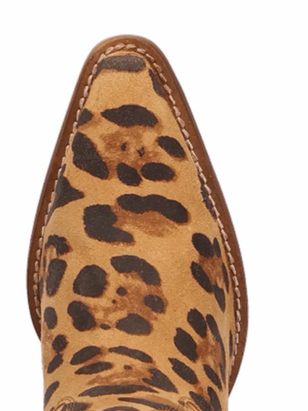 Dingo Leopard Print Fringe Cowgirl Western Boot - Picture 7 of 12